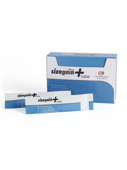 Lubricante Efecto Frio Sizegain Lube 10 Monodosis 5 ml