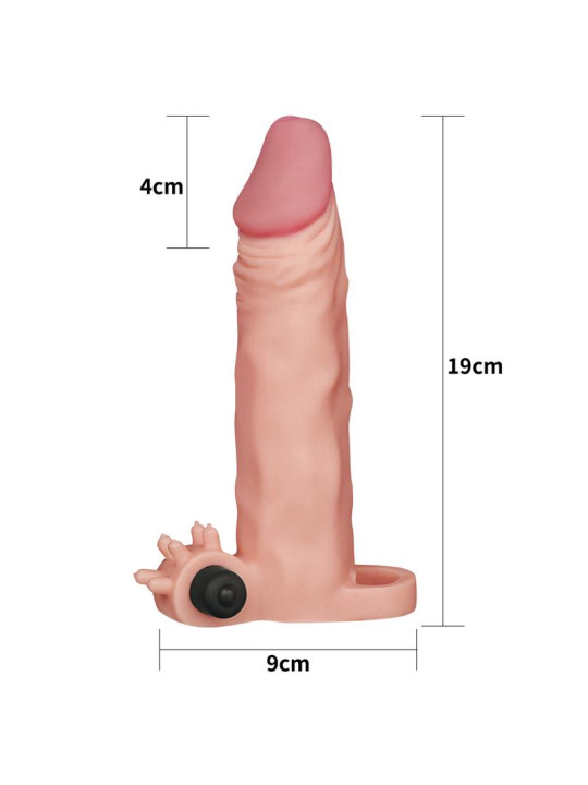 Funda para el Pene con Vibración Add 2 Pleasure X-Tender Natural