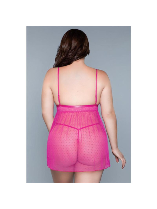 Hailey Babydoll Fuchsia Talla S