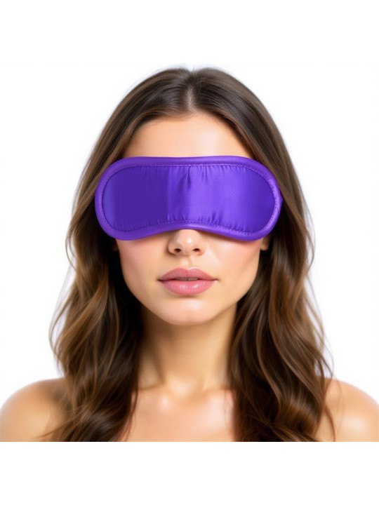 Antifaz de Satén Púrpura