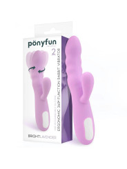 Brightlavender Vibrador y Rotador Doble Motor 360º USB Silicona
