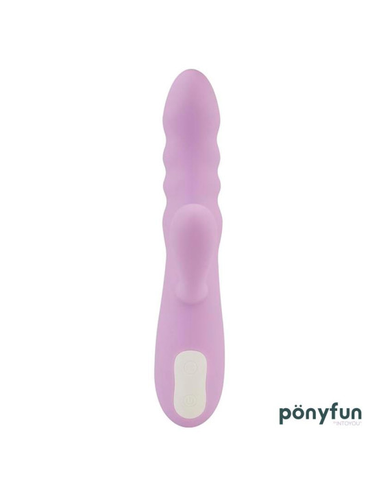 Brightlavender Vibrador y Rotador Doble Motor 360º USB Silicona
