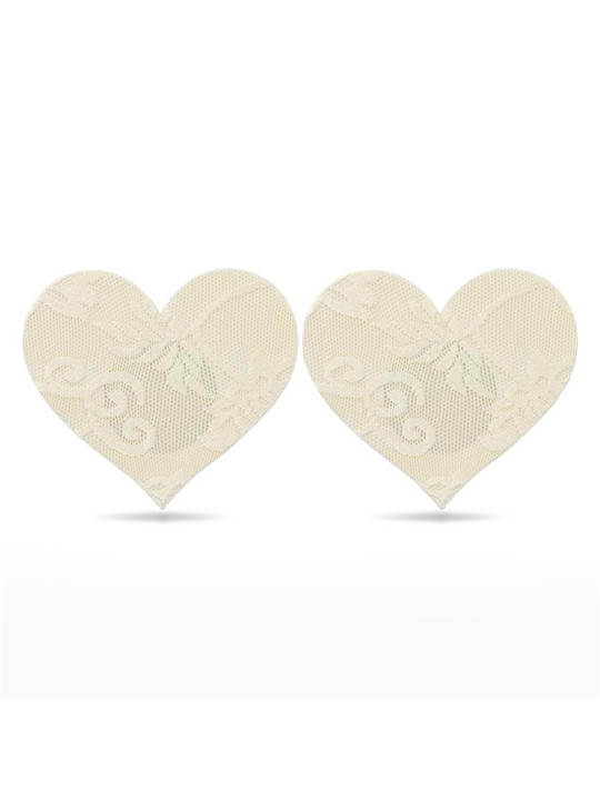 Pack Pezoneras Flor y Corazón Beige