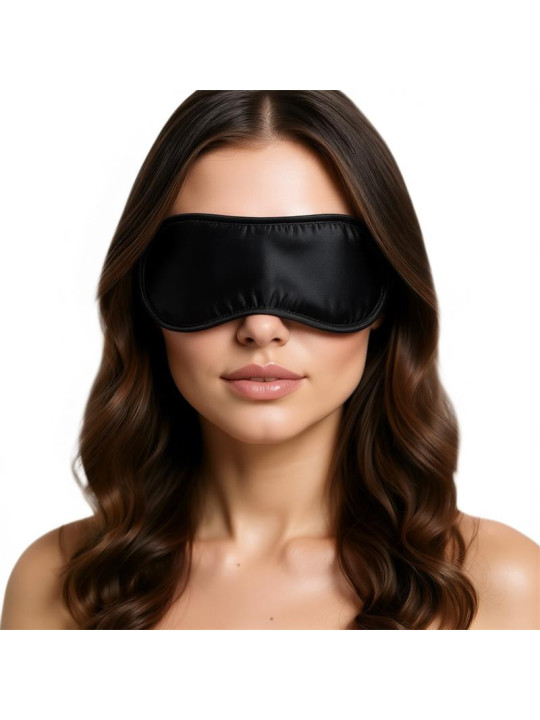 Antifáz de Satén Negro