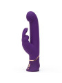 Greedy Girl Vibrador con Movimiento Estimulador punto G y Rabbit Púrpura