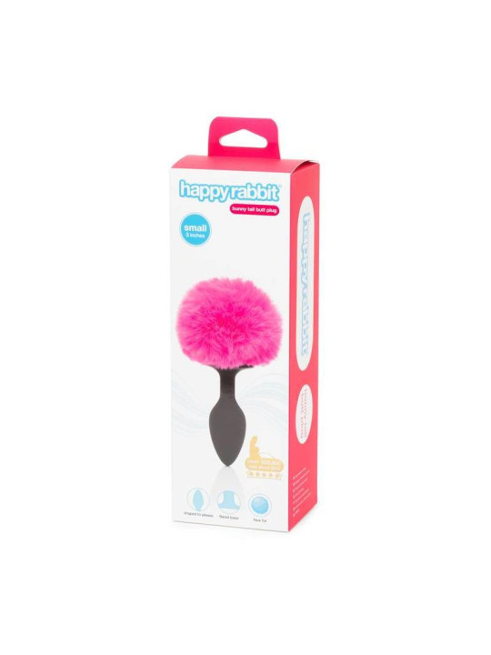 Plug Anal con Cola Color Rosa Pequeño