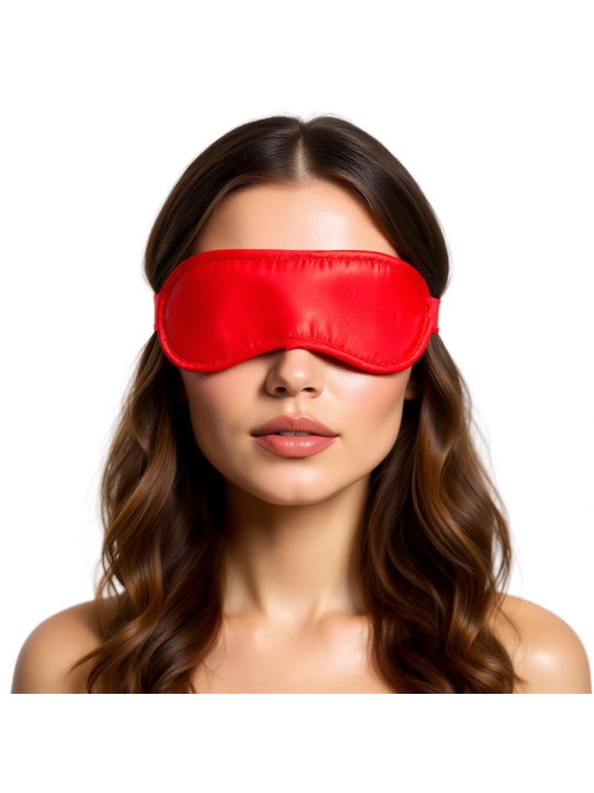 Antifaz de Satén Rojo