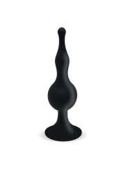 Set 3 Plugs Anal Silicona Negro