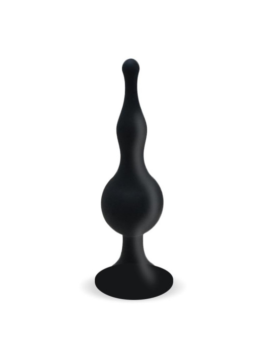 Set 3 Plugs Anal Silicona Negro