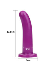 Estimulador Holy Dong 5.5 Silicona Líquida Púrpura