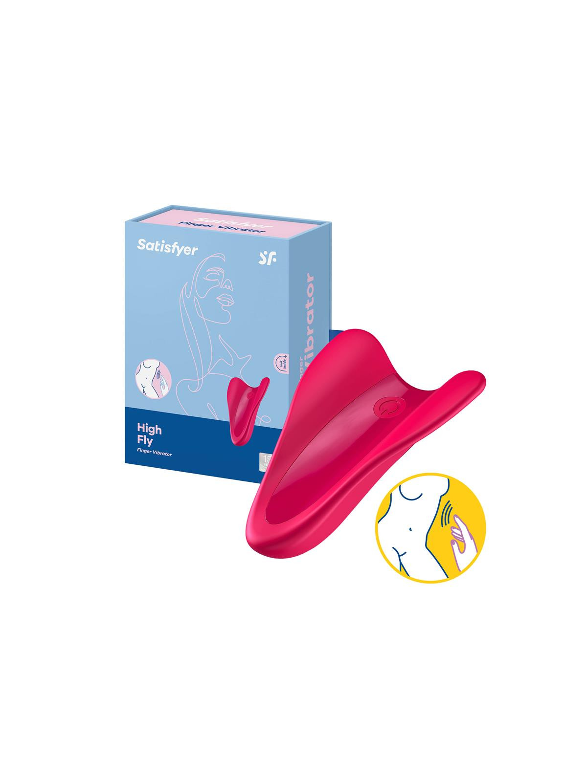 Vibrador High Fly Rojo