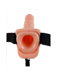 Arnés con Dildo Hueco y Vibración 7