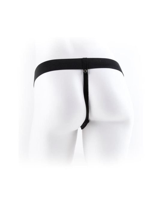 Arnés con Dildo Hueco y Vibración 7