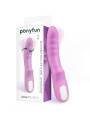 Brightpurple Vibrador y Rotador Doble Motor 360º USB Silicona