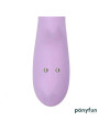 Brightpurple Vibrador y Rotador Doble Motor 360º USB Silicona