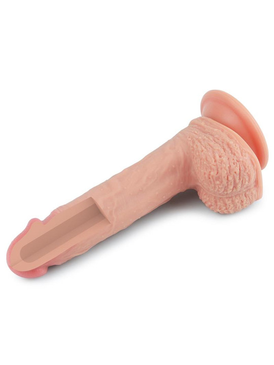 Dildo Nature 8.5 Silicona Líquida Natural