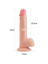 Dildo Nature 8.5 Silicona Líquida Natural