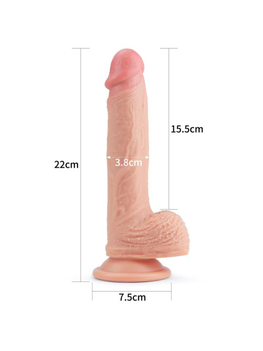 Dildo Nature 8.5 Silicona Líquida Natural