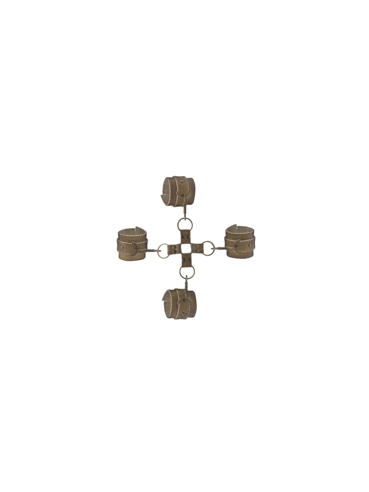 Shots Ouch! Brown Juego de Ligaduras Marrón