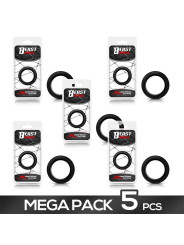 Pack de 5 Anillo Pene Silicona Liquida 3.4 cm