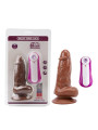Dildo Jumbo Jack 6 con Vibración marrón