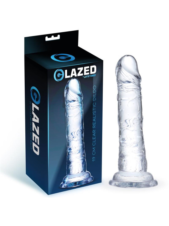 Dildo Realista Material Cristalino 19 cm