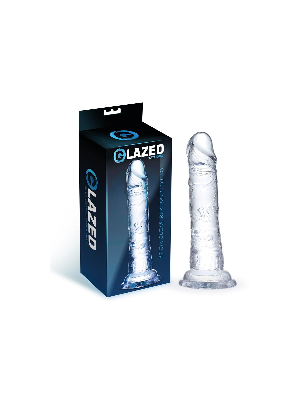 Dildo Realista Material Cristalino 19 cm