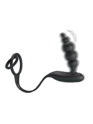 Plug Anal con Anillo para el Pene con Vibración