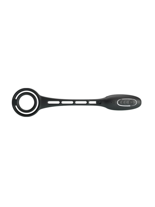 Plug Anal con Anillo para el Pene con Vibración