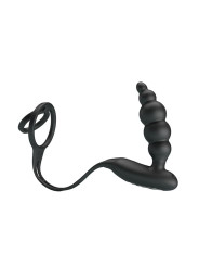 Plug Anal con Anillo para el Pene con Vibración