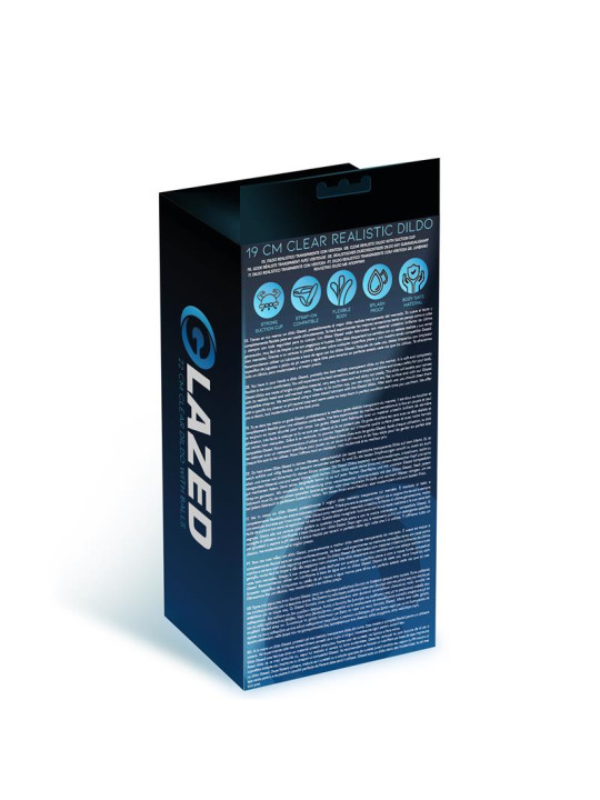 Dildo Realista Material Cristalino 19 cm