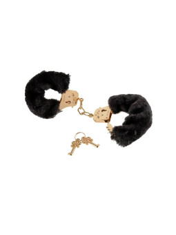 Fetish Fantasy Gold Esposas con Pelo Furry Deluxe Dorado