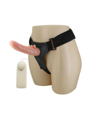 Baile Arnés con Dildo y Control Remoto 18 cm