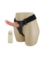 Baile Arnés con Dildo y Control Remoto 18 cm