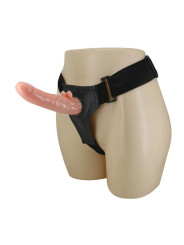 Baile Arnés con Dildo y Control Remoto 18 cm