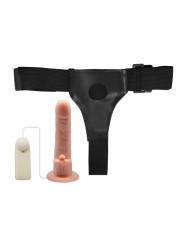 Baile Arnés con Dildo y Control Remoto 18 cm