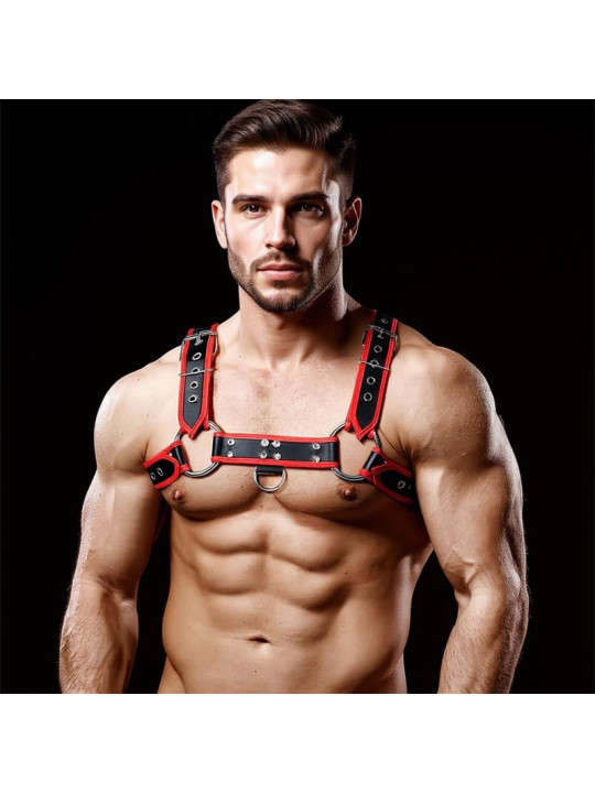 Odiseo Arnés Masculino para el Pecho Cuero Vegano