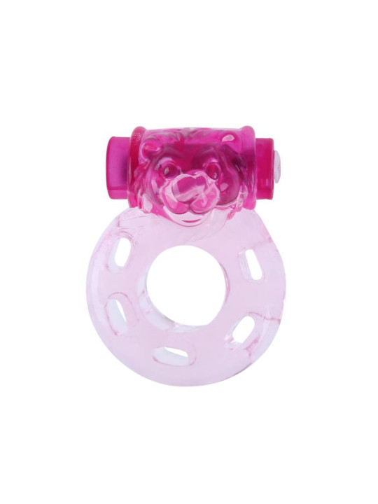 Anillo Vibrador Color Oso Rosa