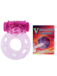 Anillo Vibrador Color Oso Rosa
