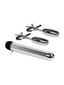 Baile Set Bala Vibrador y Pinzas para Pezones con Vibración Turbo
