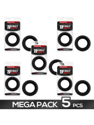 Pack de 5 Anillo para el Pene Silicona Líquida Turbine 35 mm