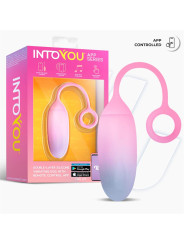 Huevo Silicona Doble Capa con APP Azul/Rosa