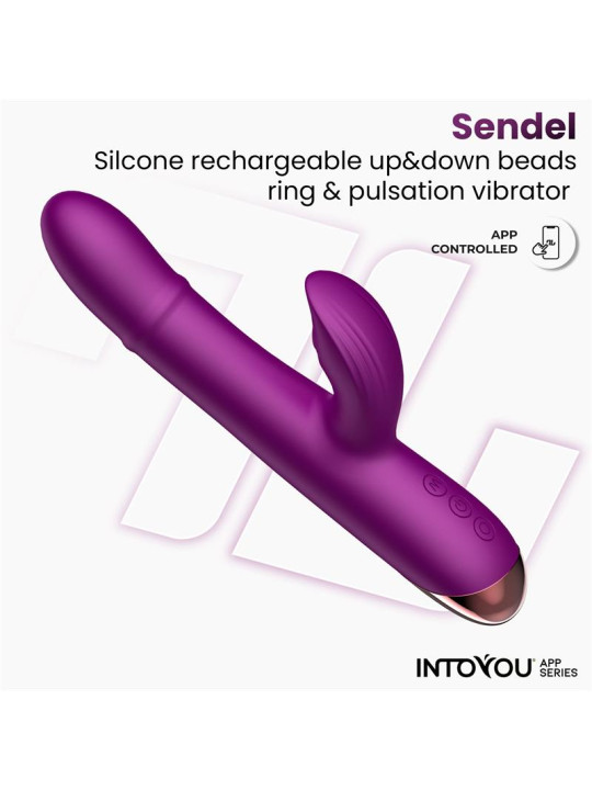Sendel Vibrador con Anillo de Bolas Internas Up and Down y Pulsación con App