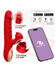Ascen Vibrador con Thrusting y Waving y APP USB Magnético