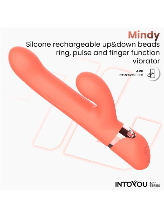 Mindy Vibrador con Anillo de Bolas Up and Down - Juguetes XXX