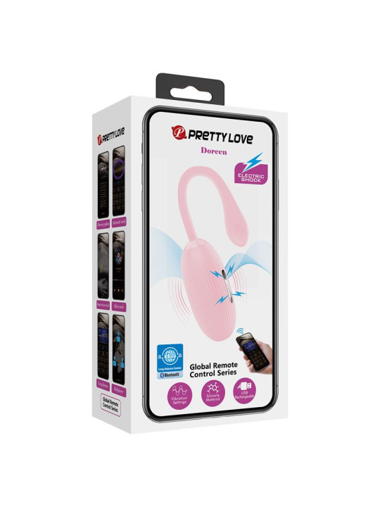 Doreen Huevo Vibrador con Electro Shock y APP