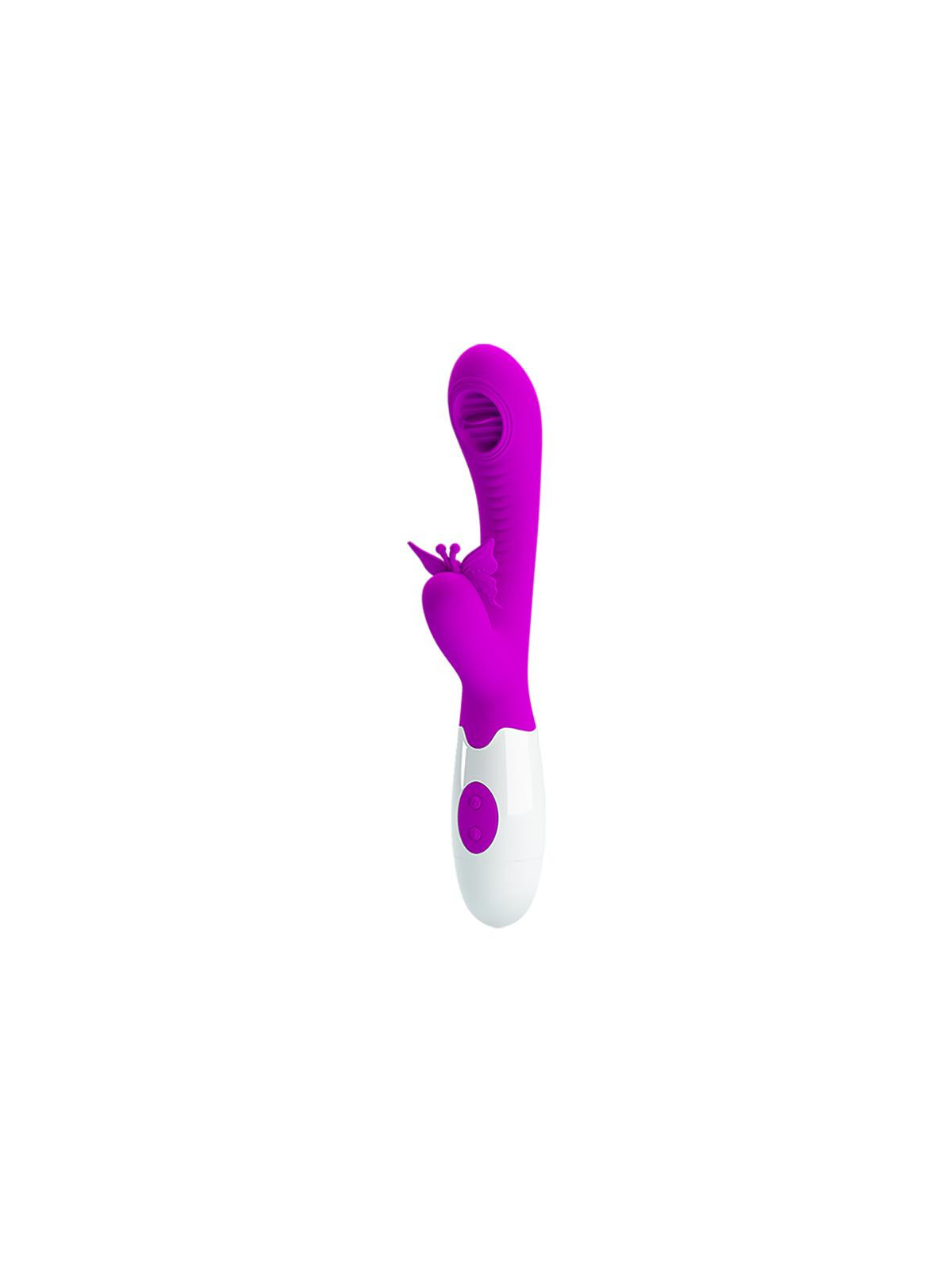 Moth Vibrador con Lengua Tickling