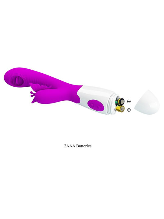 Moth Vibrador con Lengua Tickling