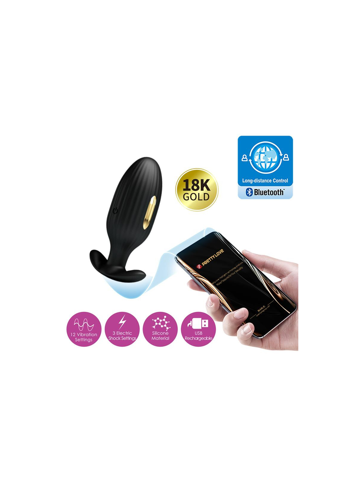 Jefferson Plug Anal con Electroshock y APP