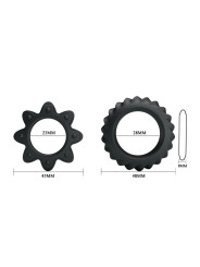 Flowering Set de 2 Anillos para el Pene